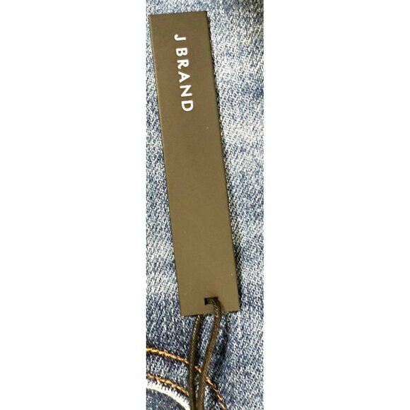 J Brand Wonderland Destruct High Rise Wide Leg Jeans Womens Size 30 Blue Denim - Picture 7 of 8